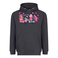 Smoke lash hustler with eyelashes coffee cups Heavyweight Hoodie - NancyCooperArtShop