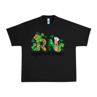 Black st. patricks day registered nurse rn Urban Heavy Tee - BarkalooDesign