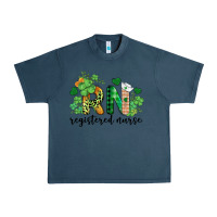 Midnight Navy st. patricks day registered nurse rn Urban Heavy Tee - BarkalooDesign