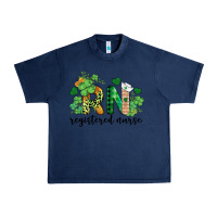 Navy st. patricks day registered nurse rn Urban Heavy Tee - BarkalooDesign