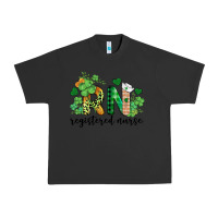 Pigment Black st. patricks day registered nurse rn Urban Heavy Tee - BarkalooDesign