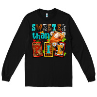 Black sweeter than pie with pumpkin pie Long Sleeve Tee - AdoDesignShop