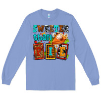 Colony Blue sweeter than pie with pumpkin pie Long Sleeve Tee - AdoDesignShop