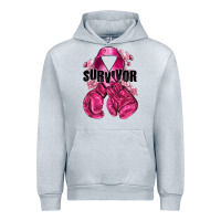 Survivor Breast Cancer With Boxing Gloves Urban Hoodie | Teevron