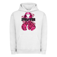 Pigment Lunar Rock Survivor Breast Cancer with boxing gloves Urban Hoodie - NancyCooperArtShop