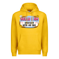 Lemon hello i am obsessed with my dog Premium Hoodie - Artiststas