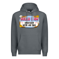 Rock hello i am obsessed with my dog Premium Hoodie - Artiststas