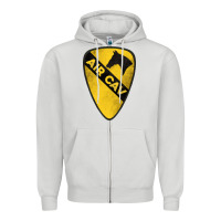 Dove Grey 1st cavalry division air cav Zipper Hoodie - Jasminsmagicworld
