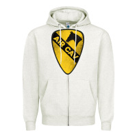 Oatmeal Heather 1st cavalry division air cav Zipper Hoodie - Jasminsmagicworld