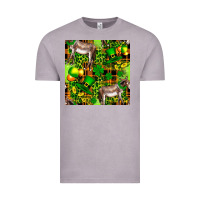 Vintage Zinc St. Patrick's Donkey With Leprechaun Hat Seamless Vintage Tee - FaDigitalArtStudio