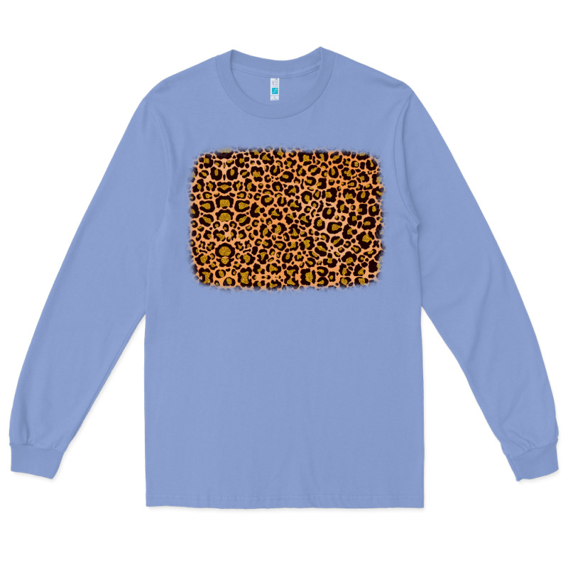 Leopard Glitter Background Long Sleeve Tee by JahusDesignShop | Teevron