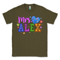 Army Green mrs Classic Tee - CowhideDigitalArt