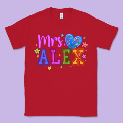 Mrs Classic Tee Designed By Cowhidedigitalart