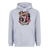 Heather Grey lets go girls cowboy boots cowgirl Heavyweight Hoodie - NancyCooperArtShop