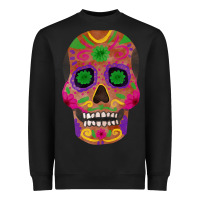 Black sugar skull Heavyweight Sweatshirt - FaDigitalArtStudio
