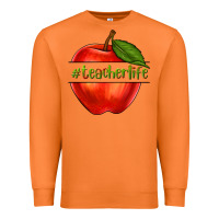 Carrot teacher life with apple Premium Sweatshirt - NancyCooperArtShop