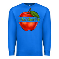 True Royal teacher life with apple Premium Sweatshirt - NancyCooperArtShop