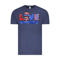 Vintage Denim love america gnome Vintage Tee - HRA Design Shop