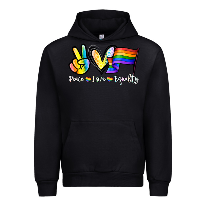 Peace Love Equality Urban Hoodie by NancyCooperArtShop | Teevron