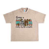 French Oak being mama makes my life complate Urban Heavy Tee - CowhideDigitalArt