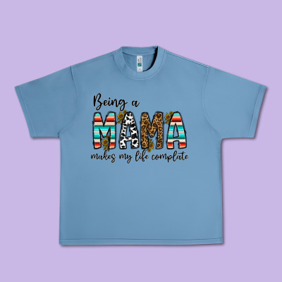 Being Mama Makes My Life Complate Urban Heavy Tee Designed By Cowhidedigitalart