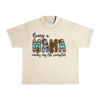 Sandshell being mama makes my life complate Urban Heavy Tee - CowhideDigitalArt