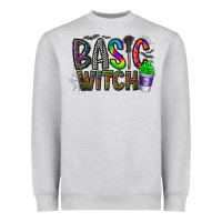 Heather Grey basic witch Heavyweight Sweatshirt - CowhideDigitalArt