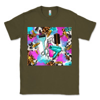 Army Green hair stylist Classic Tee - AdoDesignShop