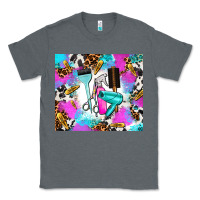 Charcoal Heather hair stylist Classic Tee - AdoDesignShop