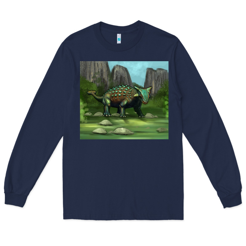 Ankylosaurus Tumbler Long Sleeve Tee by Artiststas | Teevron