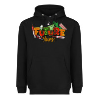 Black future nurse juneteenth Heavyweight Hoodie - NancyCooperArtShop