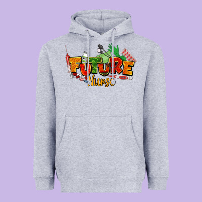 Future Nurse Juneteenth Heavyweight Hoodie Designed By Nancycooperartshop