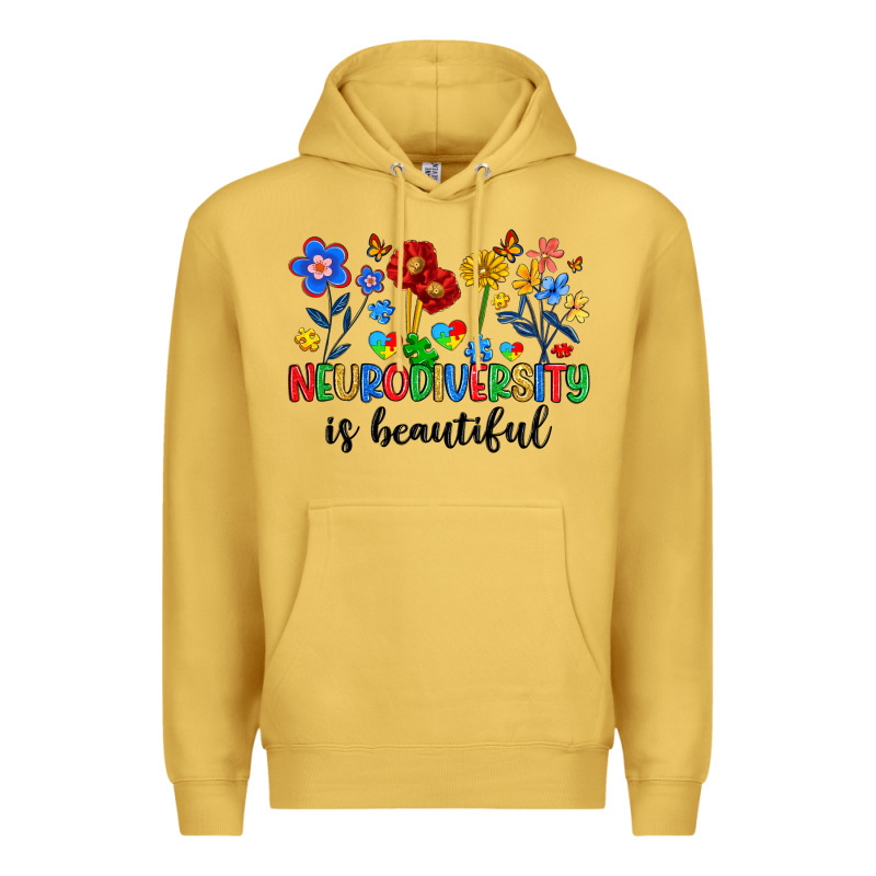 Neurodiversity Is Beautiful Premium Hoodie by Artiststas | Teevron