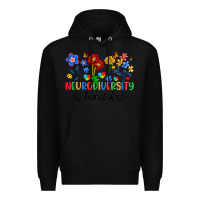 Black neurodiversity is beautiful Premium Hoodie - Artiststas