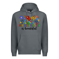Rock neurodiversity is beautiful Premium Hoodie - Artiststas