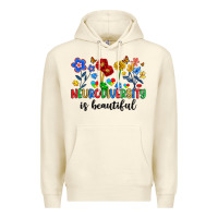 Sandshell neurodiversity is beautiful Premium Hoodie - Artiststas