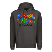 Smoke neurodiversity is beautiful Premium Hoodie - Artiststas