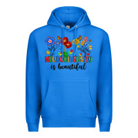 True Royal neurodiversity is beautiful Premium Hoodie - Artiststas