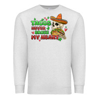 Oatmeal Heather baby its cold outside skeleton Premium Sweatshirt - MaliasSmallBusiness