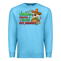 Ocean Blue baby its cold outside skeleton Premium Sweatshirt - MaliasSmallBusiness