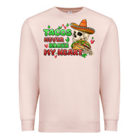 Pale Pink baby its cold outside skeleton Premium Sweatshirt - MaliasSmallBusiness