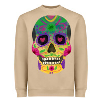 Mushroom sugar skull Heavyweight Sweatshirt - FaDigitalArtStudio