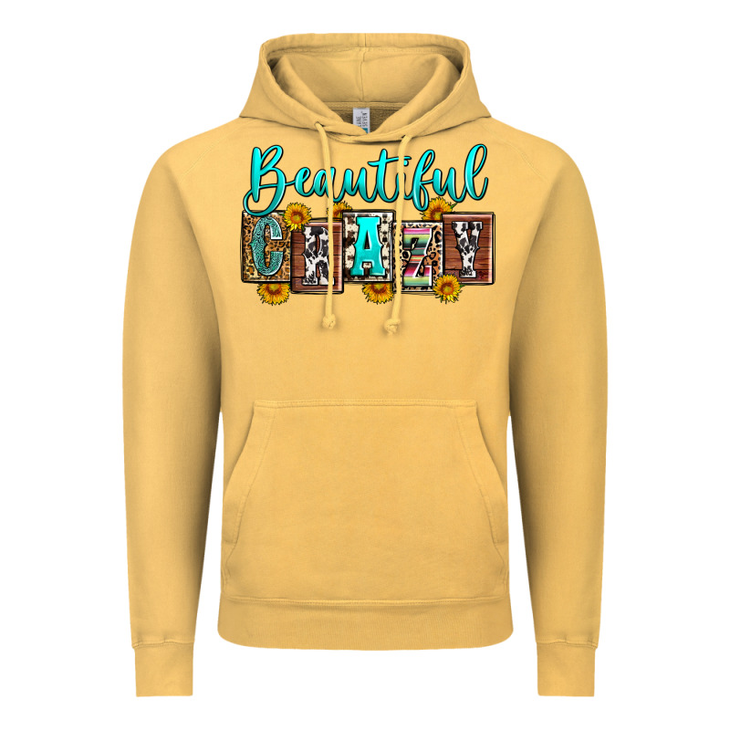 Beautiful Crazy Vintage Hoodie by Zillion Design Studio | Teevron