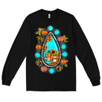 Black gemstone pumpkin fall Long Sleeve Tee - JahusDesignShop
