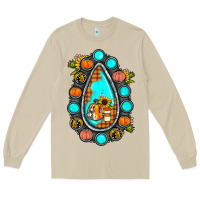 Mushroom gemstone pumpkin fall Long Sleeve Tee - JahusDesignShop