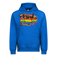 Cobalt Proud Mom leopard Urban Hoodie - NancyCooperArtShop