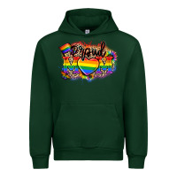 Forest Green Proud Mom leopard Urban Hoodie - NancyCooperArtShop