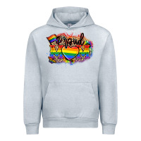 Heather Grey Proud Mom leopard Urban Hoodie - NancyCooperArtShop