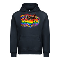 Navy Proud Mom leopard Urban Hoodie - NancyCooperArtShop