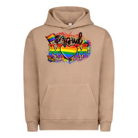 Pigment Burro Proud Mom leopard Urban Hoodie - NancyCooperArtShop